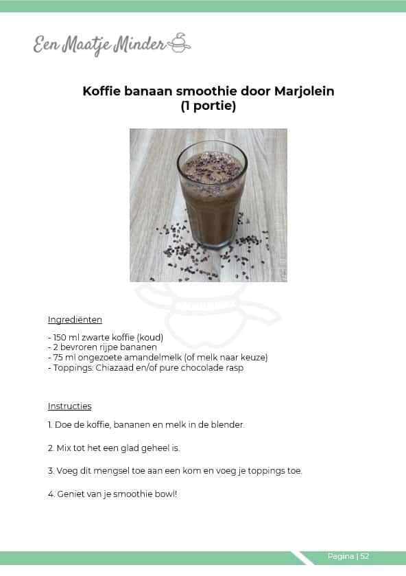Koffie Banaan Smoothie min