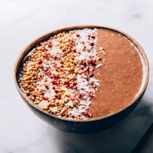 Chocolade smoothie bowl min