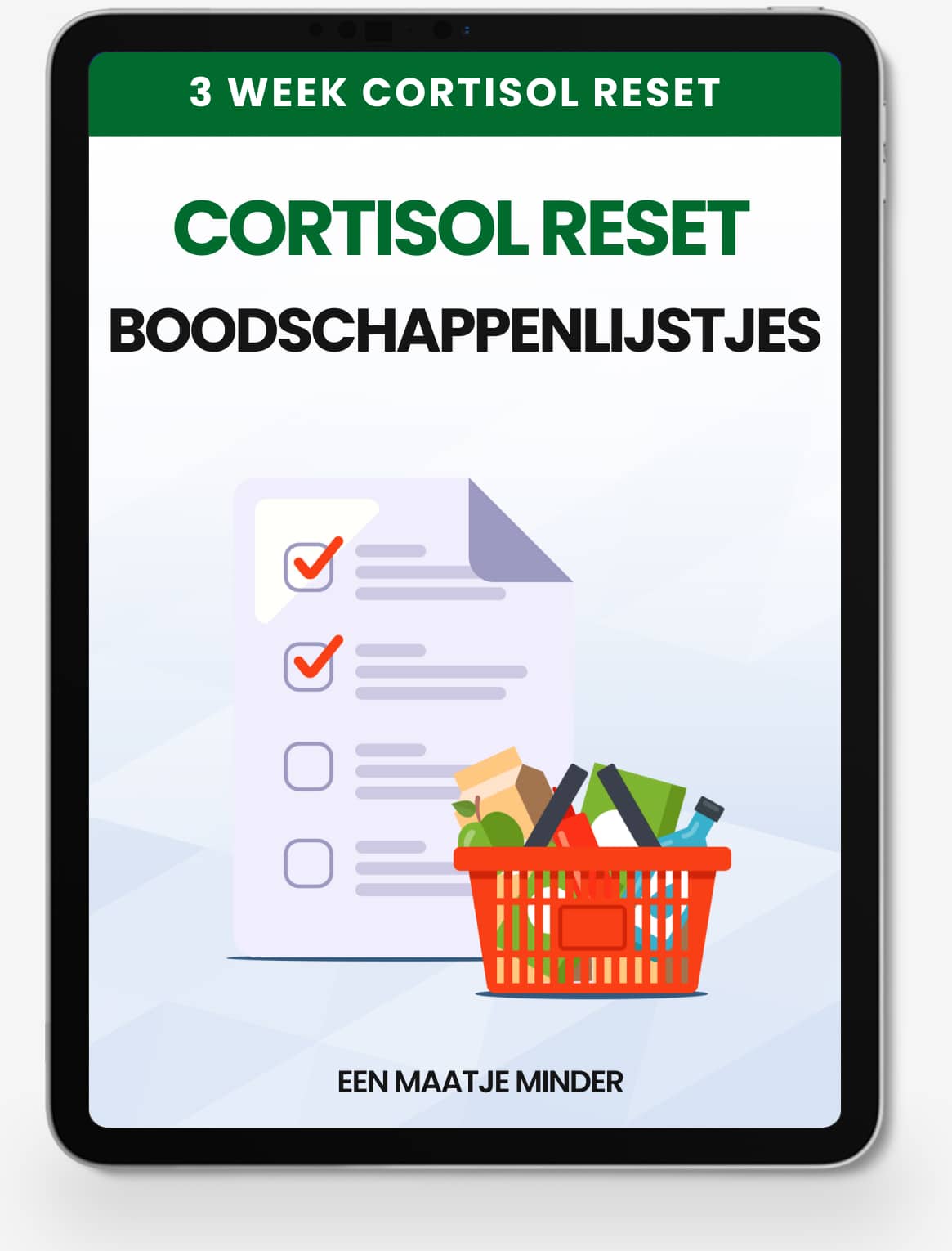 cortisol Reset Boodschappenlijstjes 3